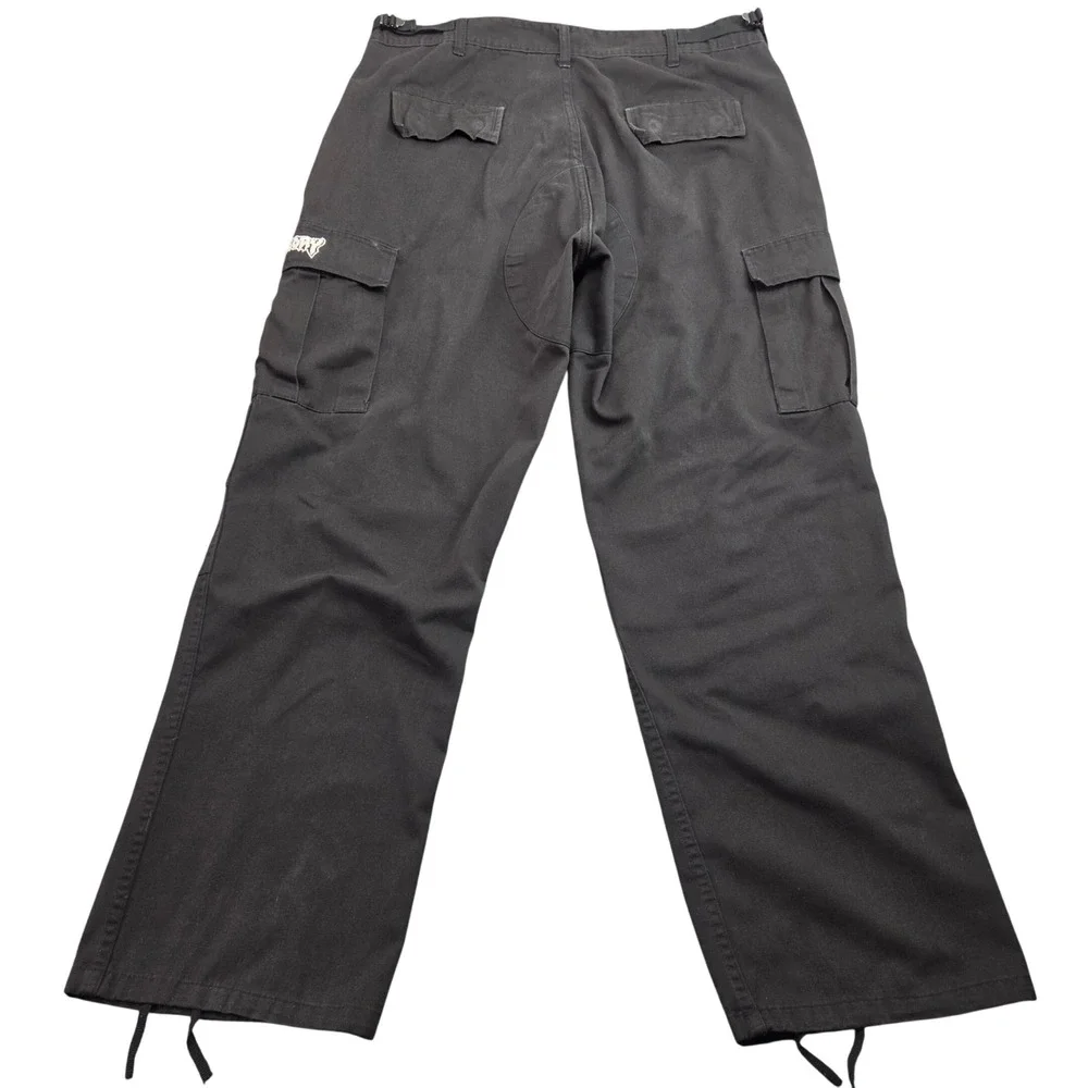 Upcycled Military BDU Cargo Pants Mens 35-39 Adjustable Reworked Y2K Streetwear